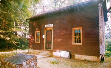 The cottage where Margaret and Katie Fox first communicated with spirits.