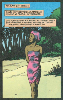 Cedella in happier times. Hellblazer #72, "Brave New World." Ennis/Dillon.