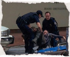 carol with police paper