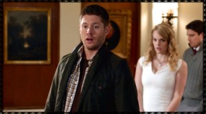 Dean stumbles upon Sam and the ladies