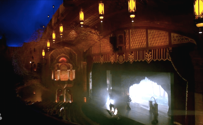 Gaz and Constantine take to the stage at Atlanta's lovely Fox Theatre