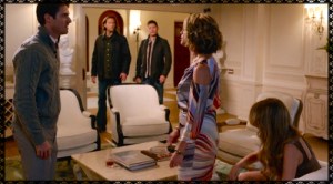 Dash: "You're nutty as a squirrel on those synthetic hormones." Heddy: "'Nutty”? How appalling of you. Don't they teach you manners in Harvard?" 