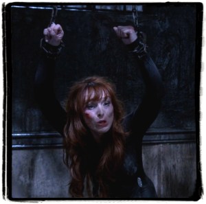 "Well? Get to it. Time for the coup de grace. Wee boy, is something the matter with you? Cat got your tongue, hmm? Meow."