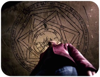 Meg in Devil's Trap pix round smaller