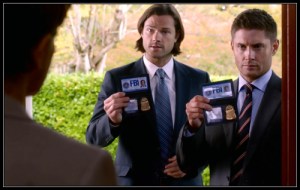 10p Sam Dean Winchester Agents Collins Gabriel There's No Place Like Home Supernatural