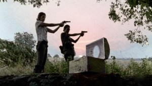 pencil Maggie Sasha look at Music Box Them The Walking Dead