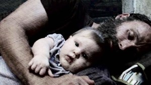 pencil Rick baby Judith them The Walking Dead