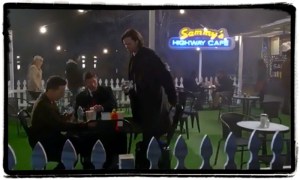 Getting a bite to eat at Sammy's Highway Cafe