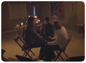 Sasha Maggie Gabriel praying The Walking Dead Conquer