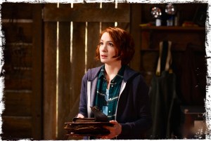 Charlie with book Supernatural Book of the Damned