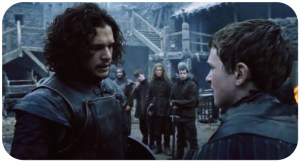 Jon Snow training Game of Thrones The Wars to Come