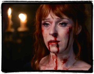 Rowena puts on a bloody show for Crowley