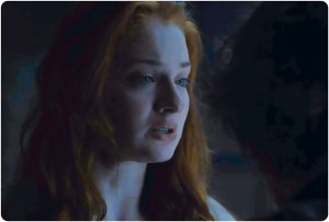 Sansa crying Game of Thrones The Gift