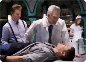 Doctor Dean table Supernatural The Prisoner