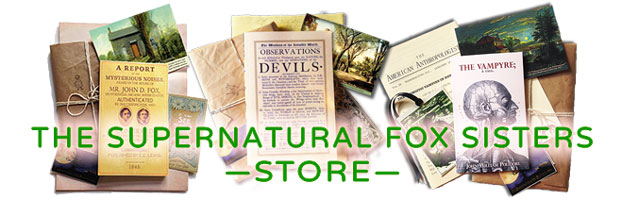 Shop: thesupernaturalfoxsisters@bigcartel.com Shop: thesupernaturalfoxsisters@bigcartel.com