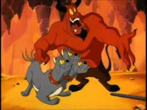 Animaniacs' Cerberus & Satan