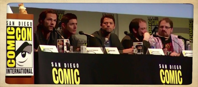 Comic Con 2015 Padalecki Ackles Collins Sheppard Dabb