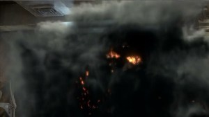 An ifrit resembling smoke and fire, from True Blood. 