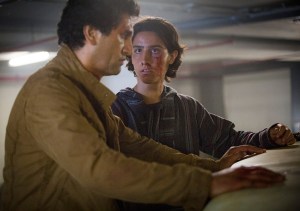 Travis Manawa (Cliff Curtis) and Christopher Manawa (Lorenzo James Henrie) in The Good Man. Photo by Justina Mintz/AMC.