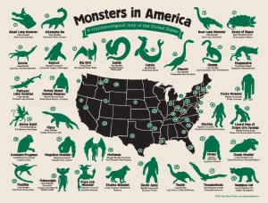 Monsters in America by Hog Island Press help to make bizarre loners mates for life.