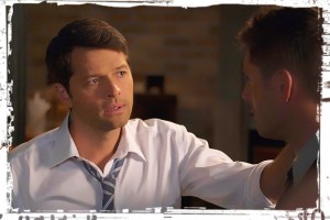 Cas Dean touch Supernatural Into the Mystic