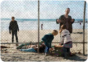 Children on beach Fear the Walking Dead We All Fall Down