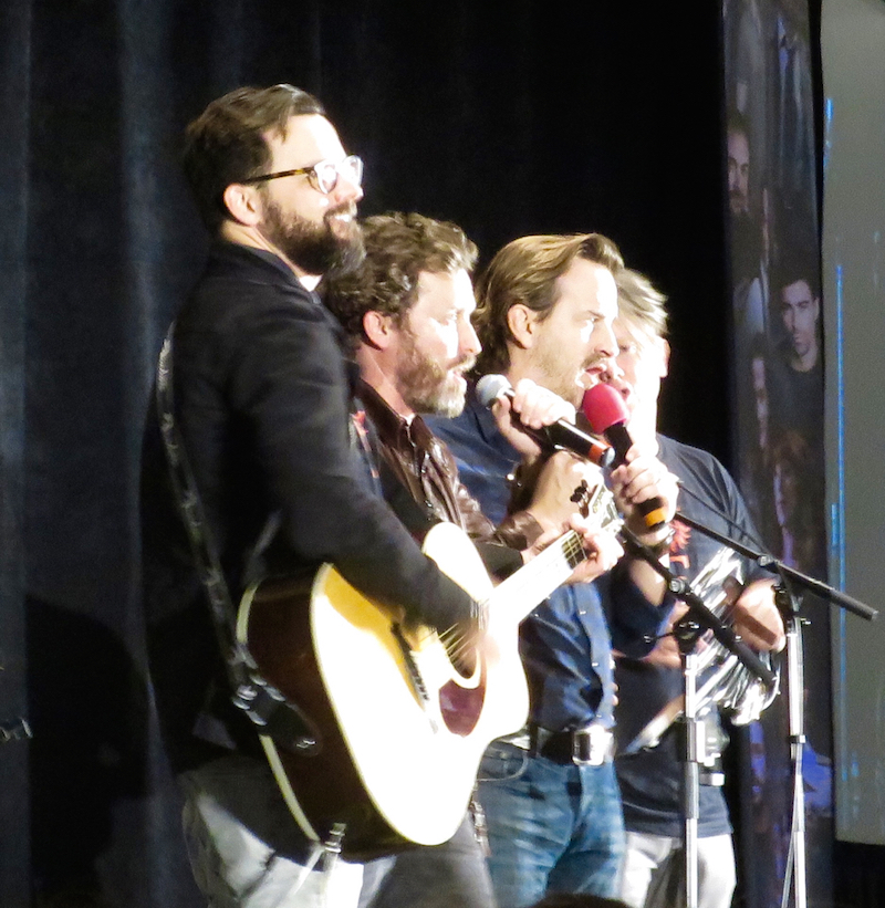 Richard Speight and Louden Swain at the Salute to Supernatural Convention