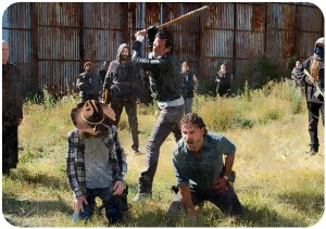 Negan Lucille Carl The Walking Dead First Day