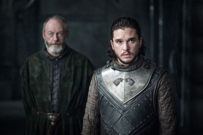 Davos Jon Snow Game of Thrones The Queen's Justice