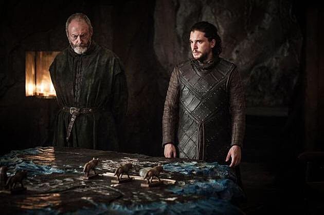 Jon Snow Davos Seaworth Game of Thrones Eastwatch
