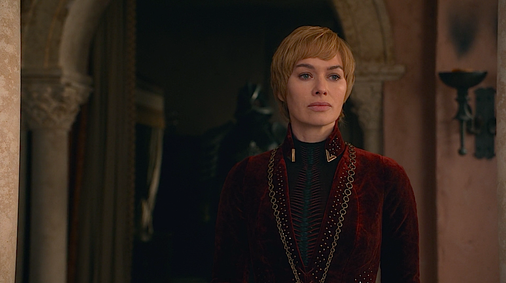 Cersei Lannister stares Game of Thrones the Bells